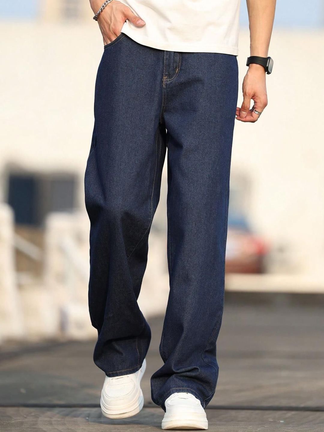 Kotty Men Straight Fit Stretchable Jeans