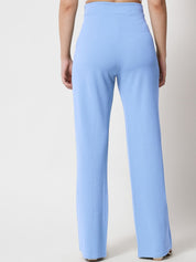 Kotty Women Pack of 2 Relaxed Straight Leg Straight Fit High-Rise Easy Wash Trousers