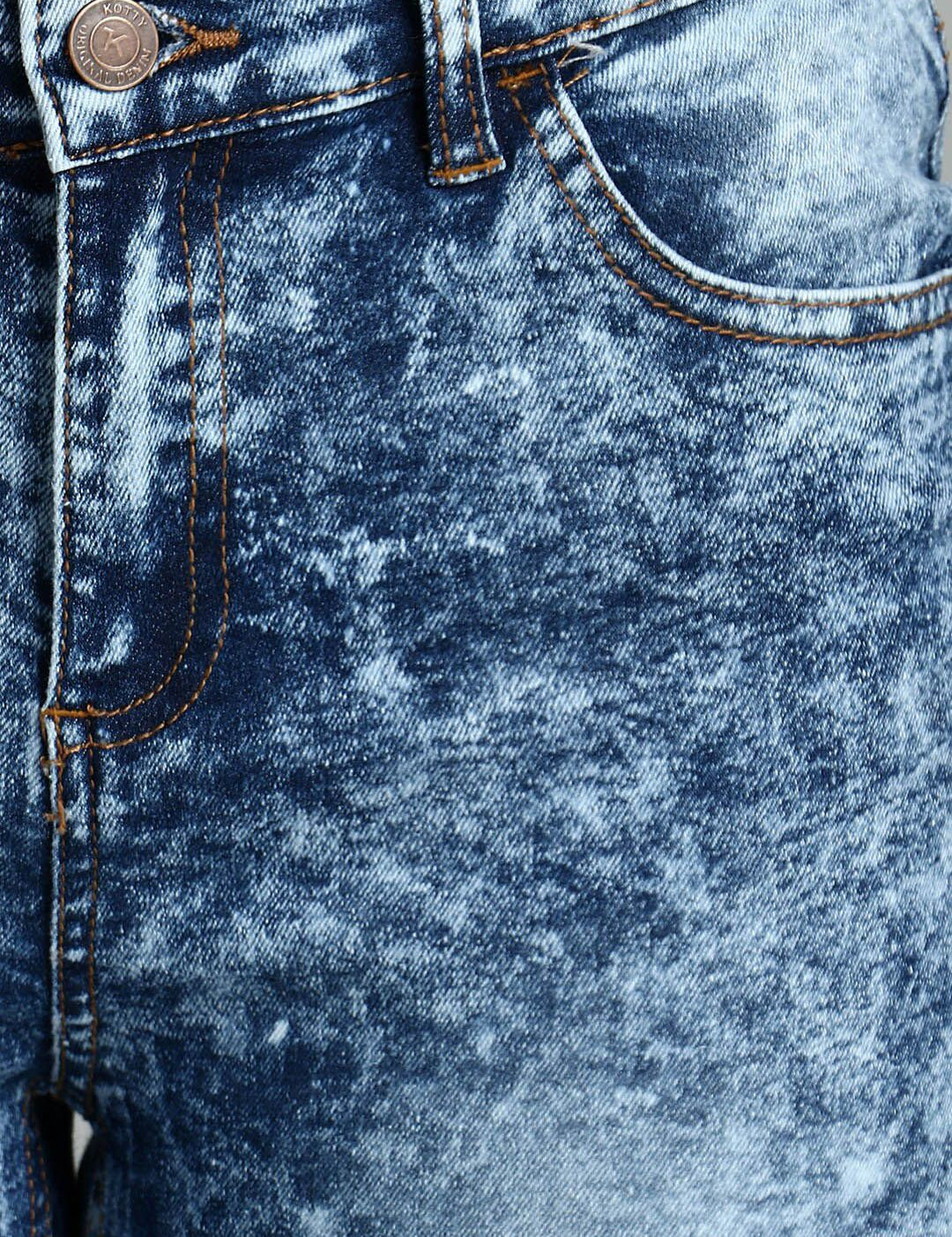 Kotty Women Blue Skinny Fit High-Rise Clean Look Jeans