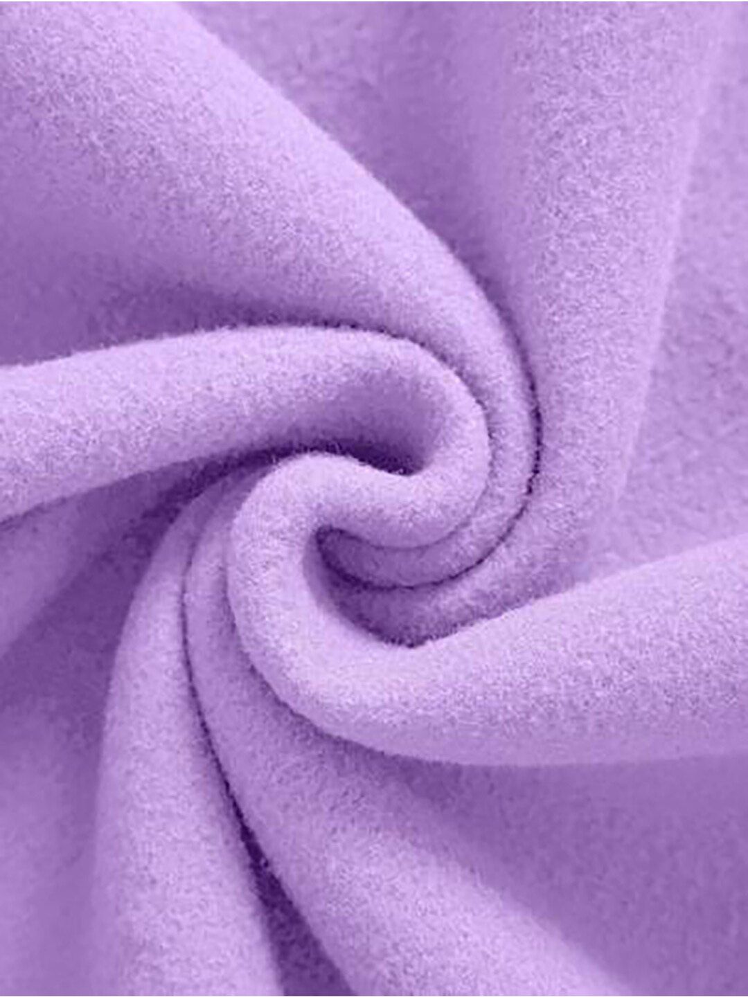 Kotty Purple Graphic Printed Fleece Sweatshirt