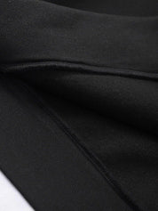 Kotty Round Neck Alphanumeric Printed Fleece Sweatshirt