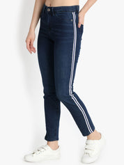 Kotty Women Blue Skinny Fit High-Rise Clean Look Jeans