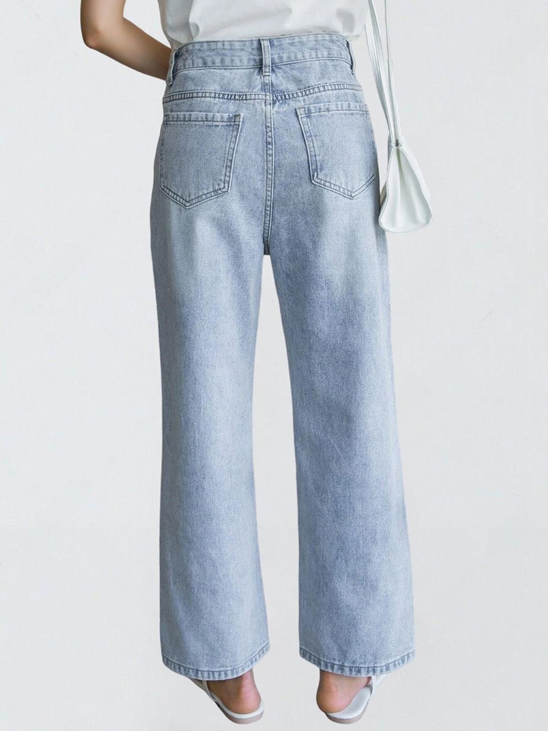 Kotty Women Jean Straight Fit High-Rise Stretchable Jeans