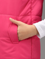 Kotty Women Pink Training or Gym Puffer Jacket