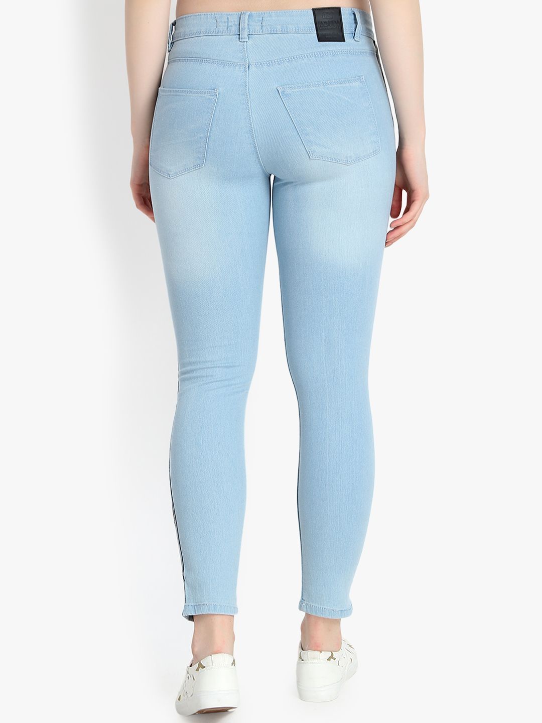 Kotty Women Blue Skinny Fit High-Rise Clean Look Jeans