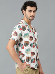 Kotty Men Tropical Printed Casual Shirt