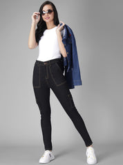 Kotty Women Black Skinny Fit Jeans