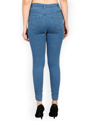 Kotty Women Blue Skinny Fit High-Rise Clean Look Jeans
