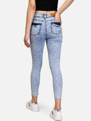 Kotty Women Blue Skinny Fit High-Rise Clean Look Jeans