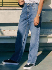 Kotty  Men Clean Look Straight Fit Heavy Fade Stretchable Jeans