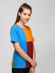 Kotty Colourblocked Cotton T-shirt