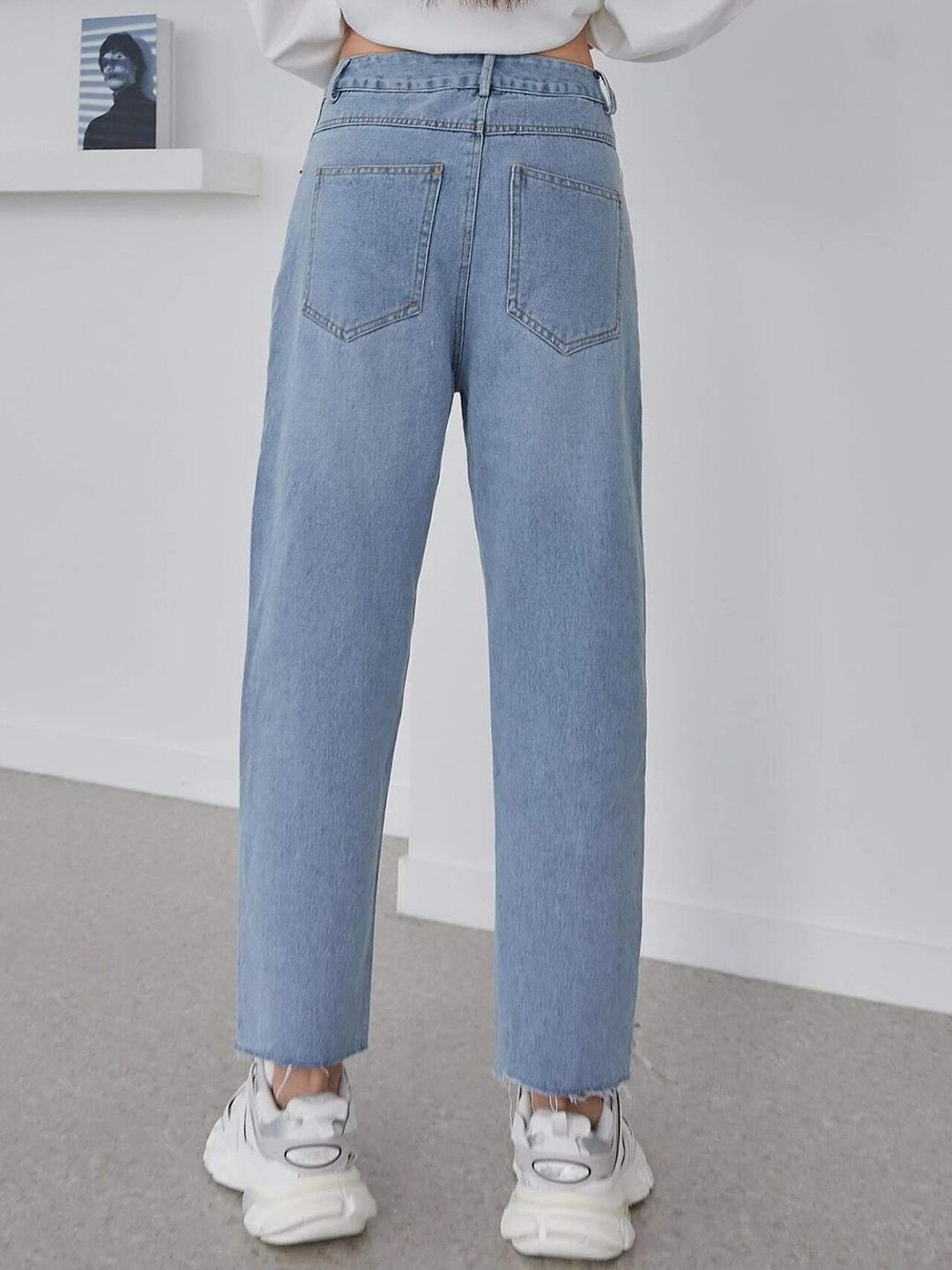 Kotty Women Jean Regular Fit High-Rise Heavy Fade Jeans