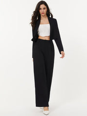 KOTTY BIZwear Women Mid-Rise Parallel Trousers
