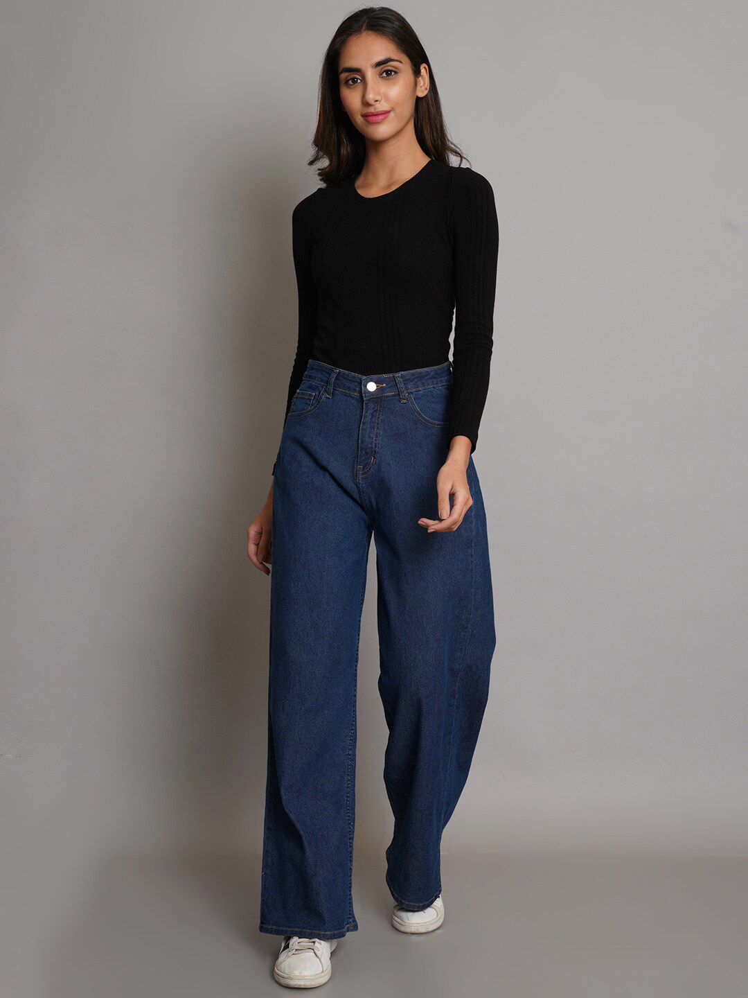 Kotty Women Jean Bootcut Straight Fit High-Rise Stretchable Jeans