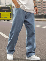 Kotty Men Cotton Straight Fit Stretchable Jeans