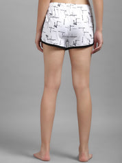 Kotty Women White Printed Night suit