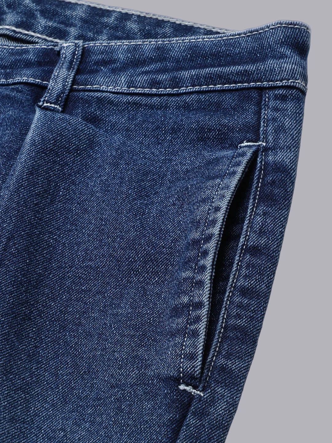 Kotty Men Jean Low-Rise Clean Look Heavy Fade Stretchable Jeans