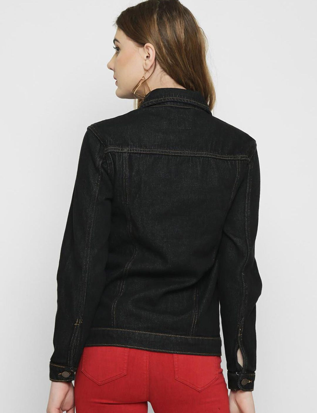 Kotty Women Black Denim Jacket