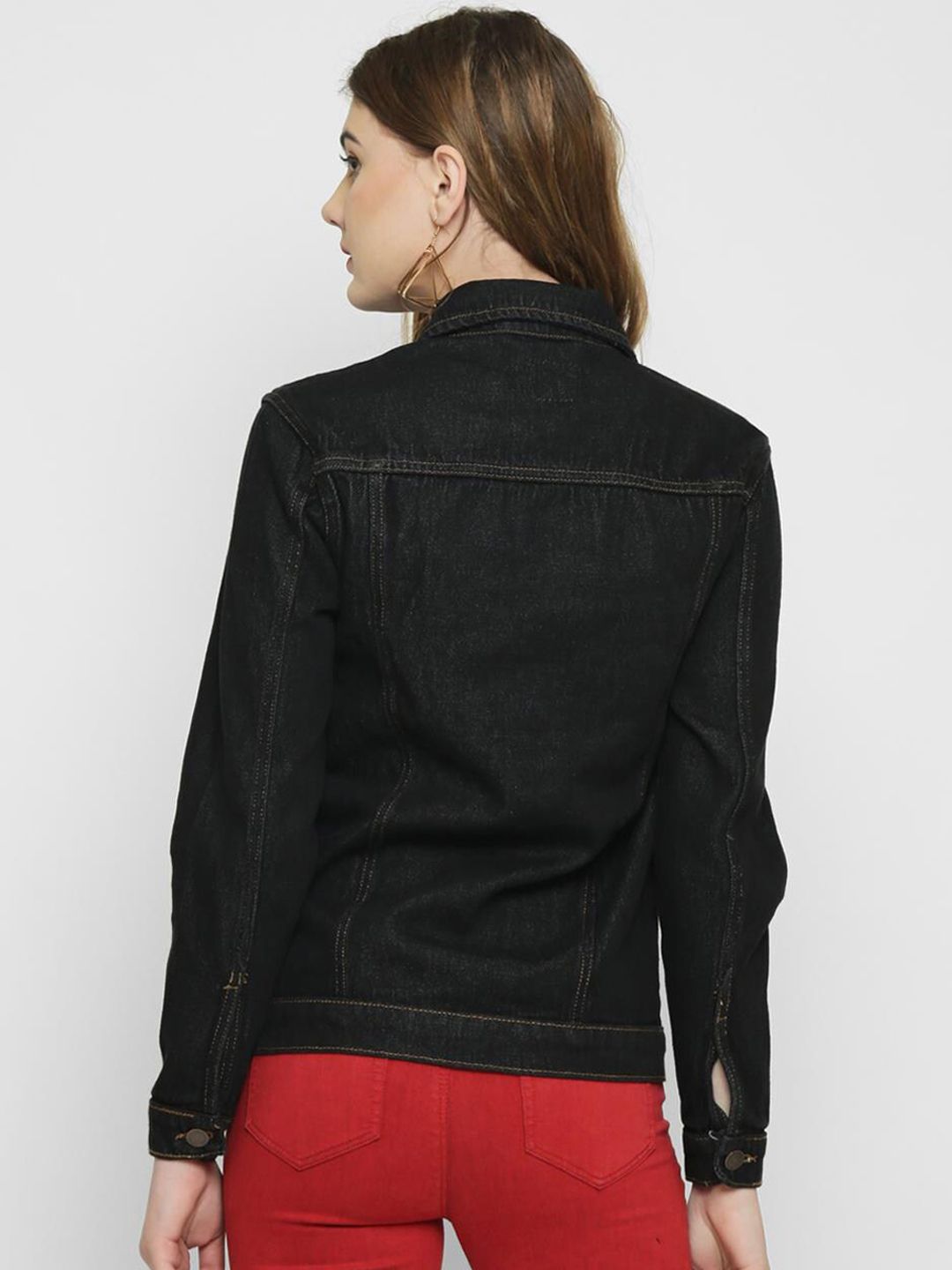 Kotty Women Black Denim Jacket