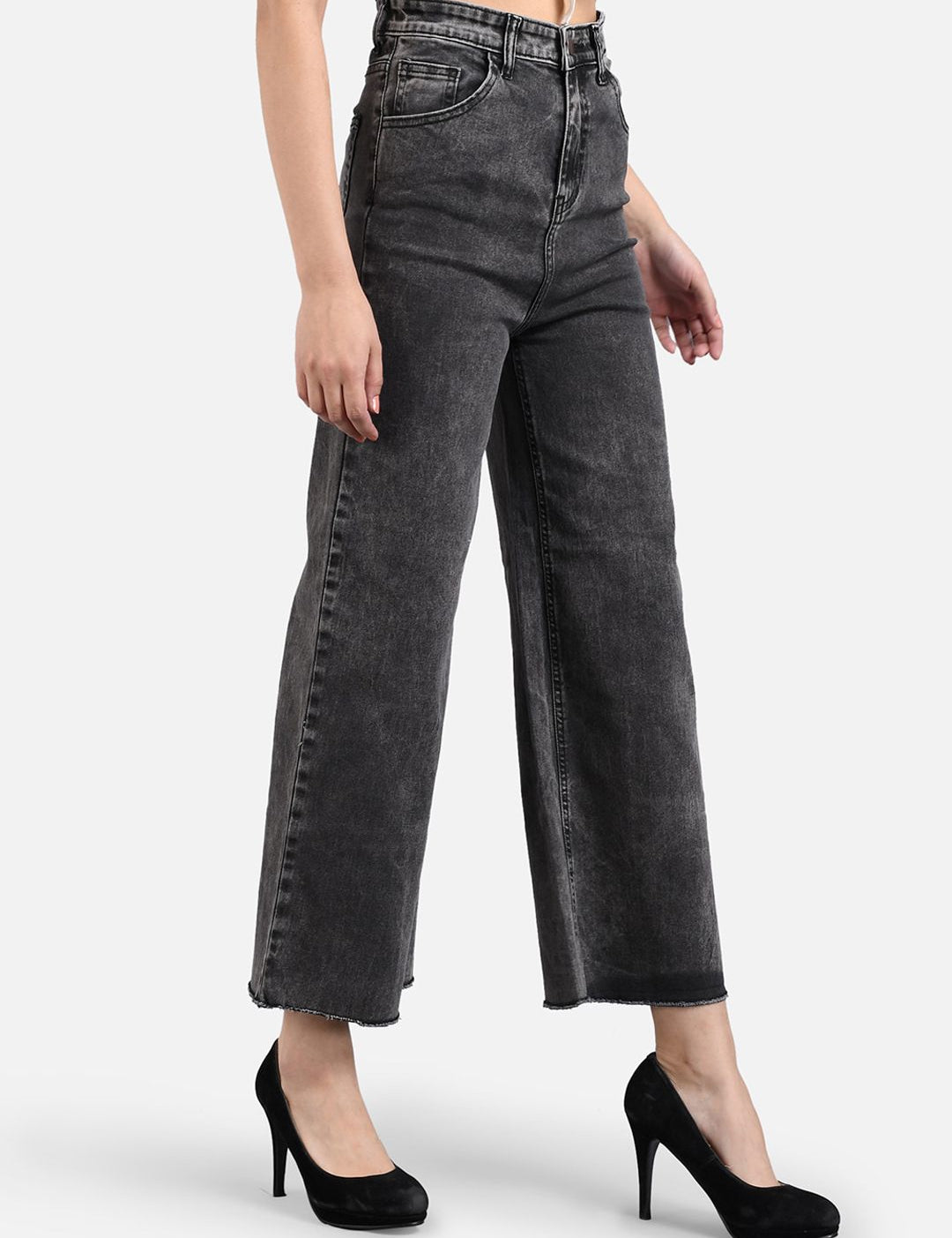 Kotty Women Pack Of 2 Jean Flared High-Rise Stretchable Jeans