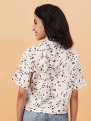 Kotty Women Opaque Printed Casual Shirt