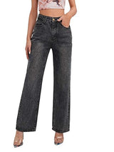 KOTTY Women's Straight fit grey color denim jeans
