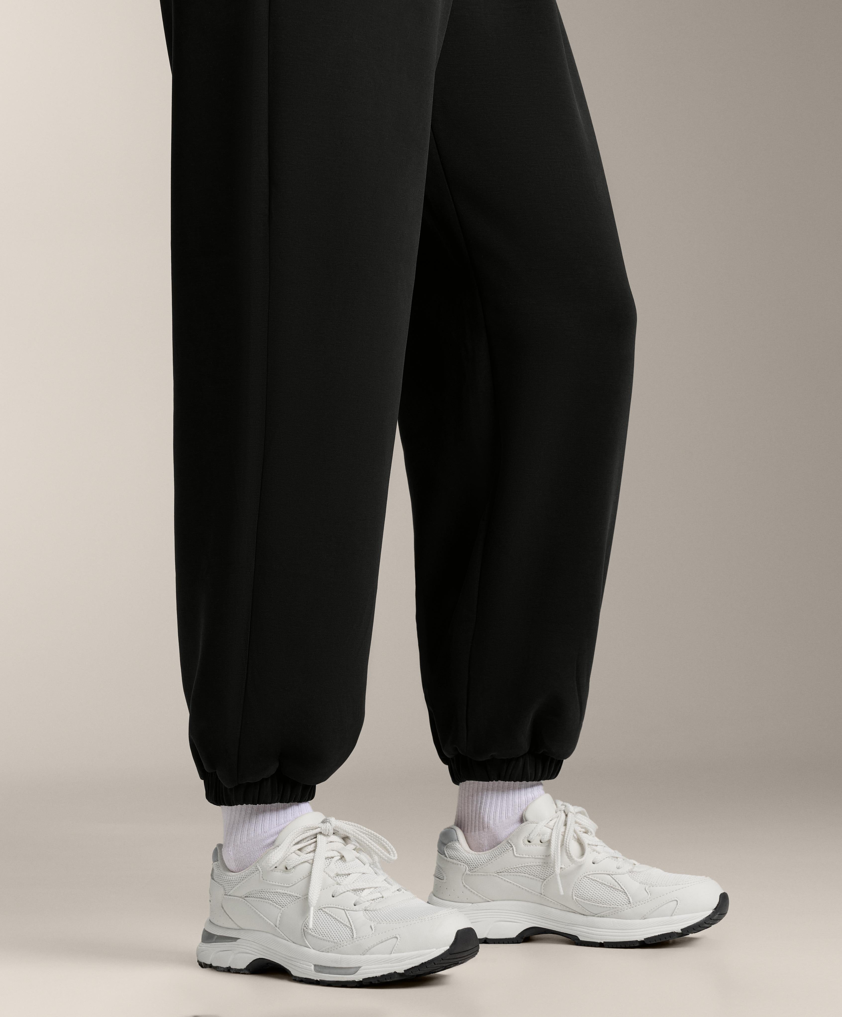 KOTTY Women's Black Oversized Hoodie Jogger Winter Tracksuit Set