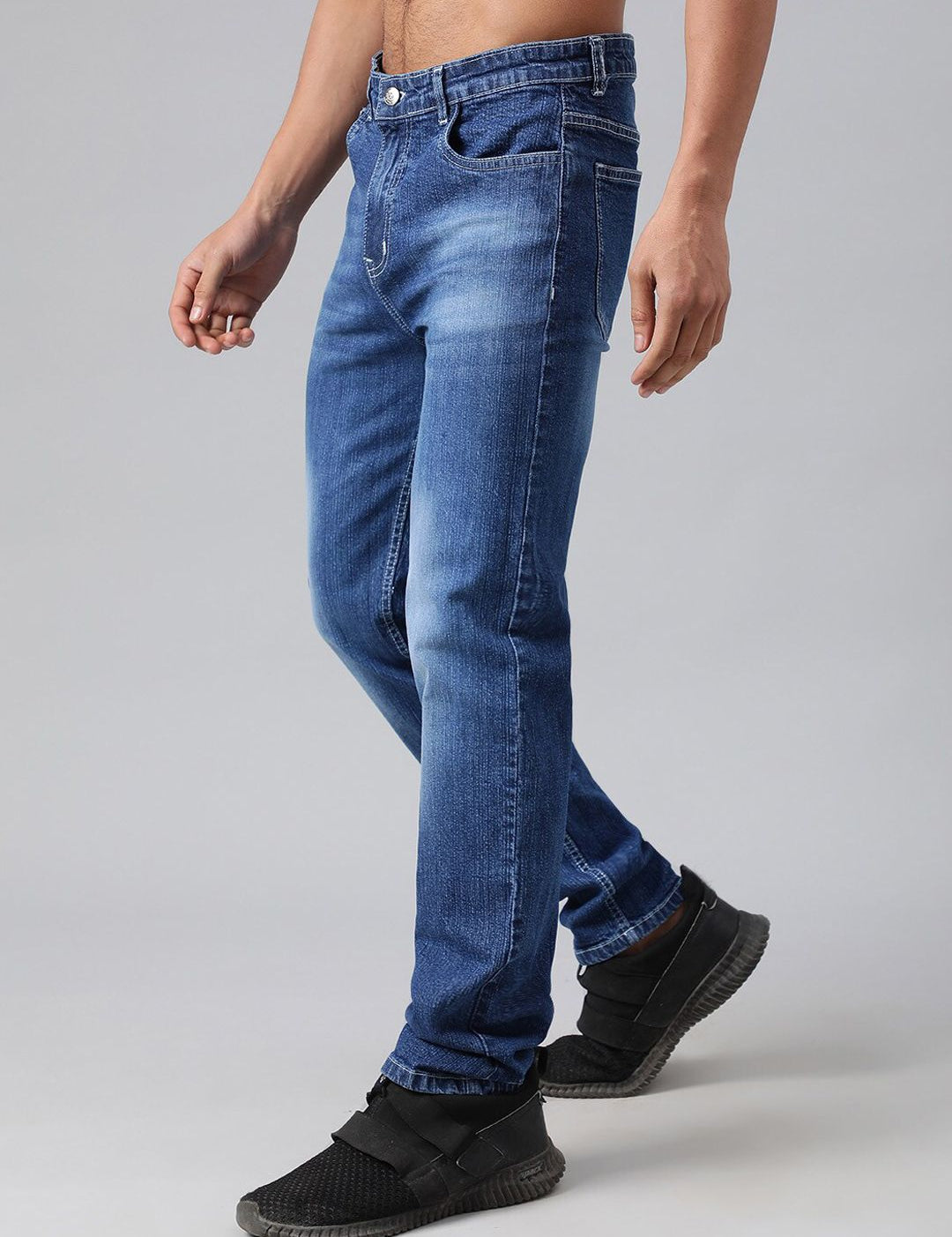 Kotty Men Regular Fit Low-Rise Stretchable Jeans