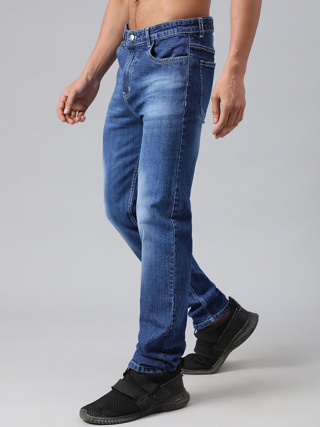 Kotty Men Regular Fit Low-Rise Stretchable Jeans