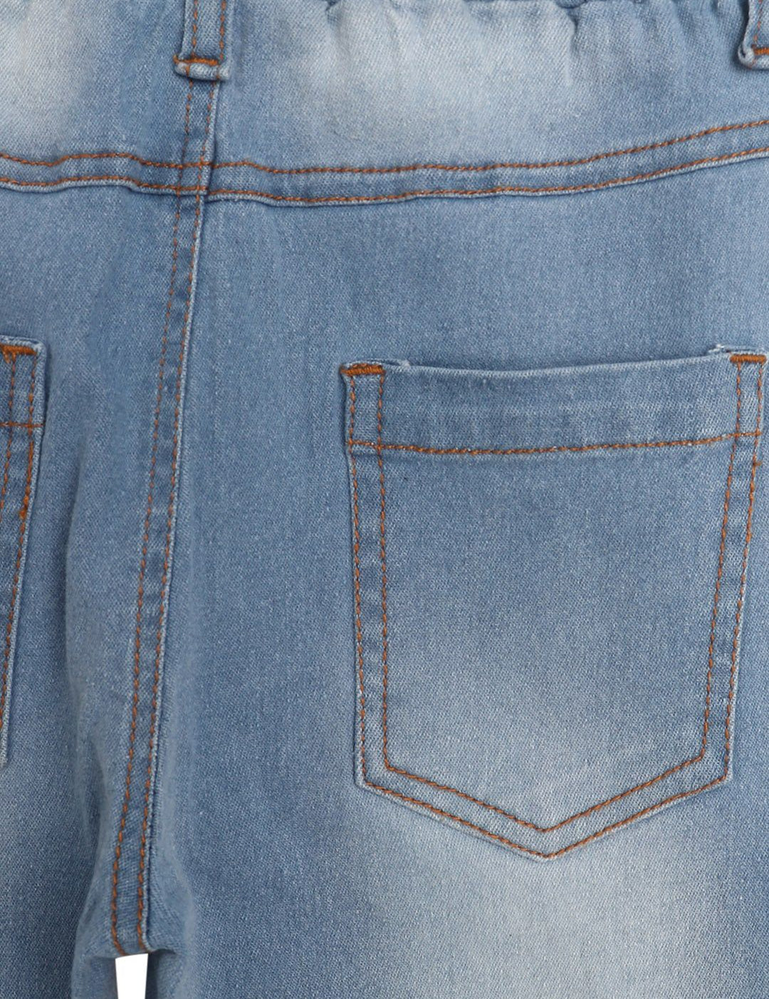 Kotty Girls Blue Mid Rise Light Fade Jeans