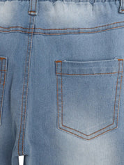 Kotty Girls Blue Mid Rise Light Fade Jeans