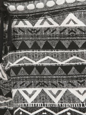 Kotty Women Black & White Printed Lounge Shorts KTTSLEEPSHORTS180