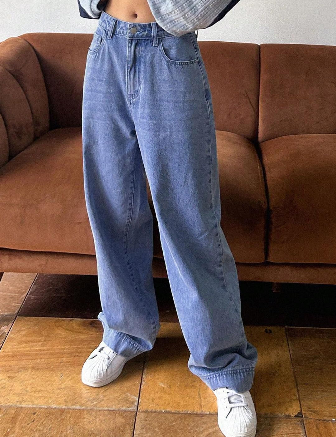 Kotty Women Wide Leg High-Rise Stretchable Jeans