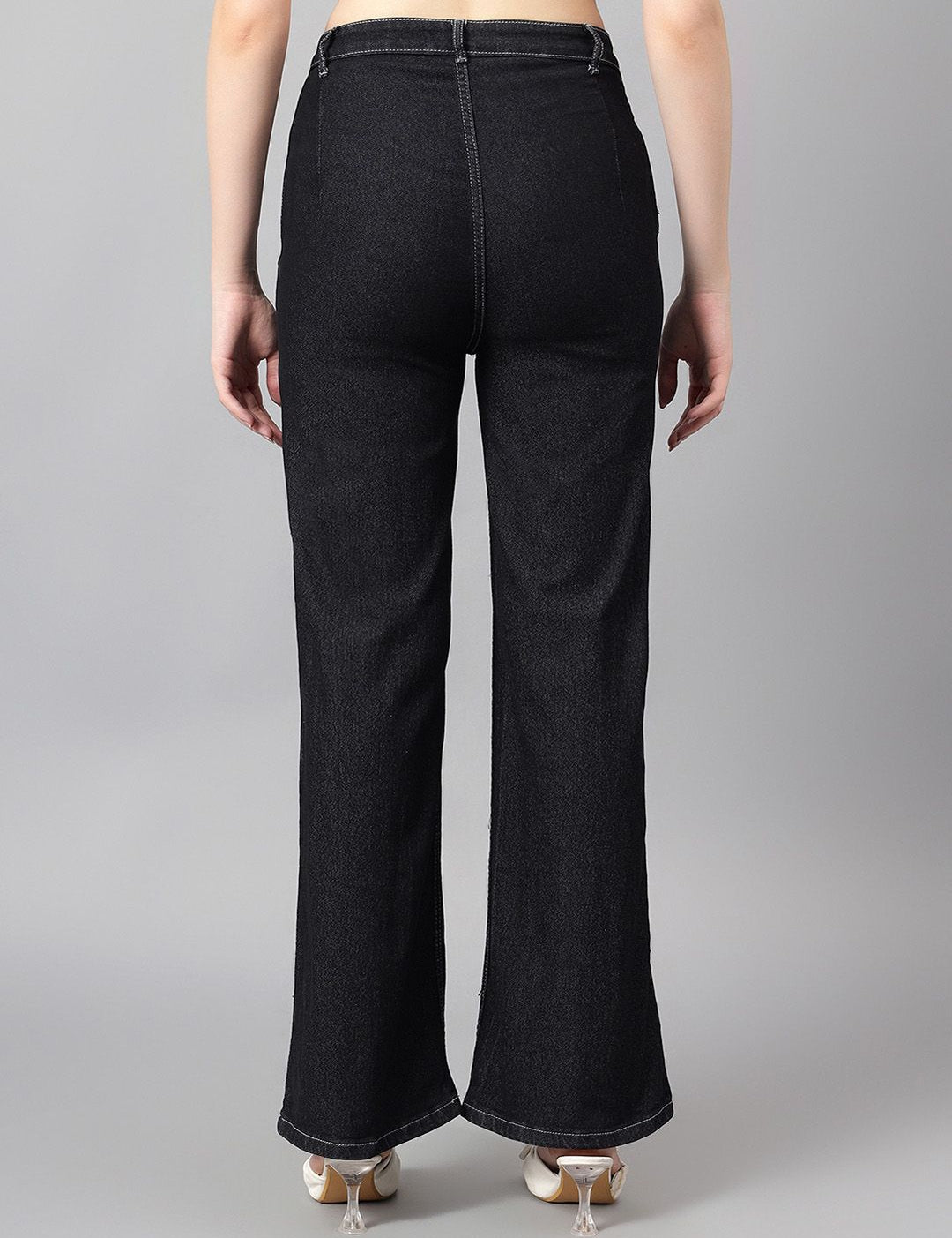 Kotty Women Straight Fit High-Rise Stretchable Jeans