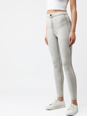 Kotty Women Grey Skinny Fit Jeans