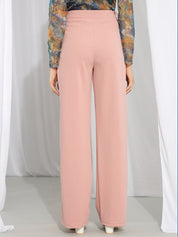 KOTTY BIZwear Women Relaxed High-Rise Straight Fit Trousers