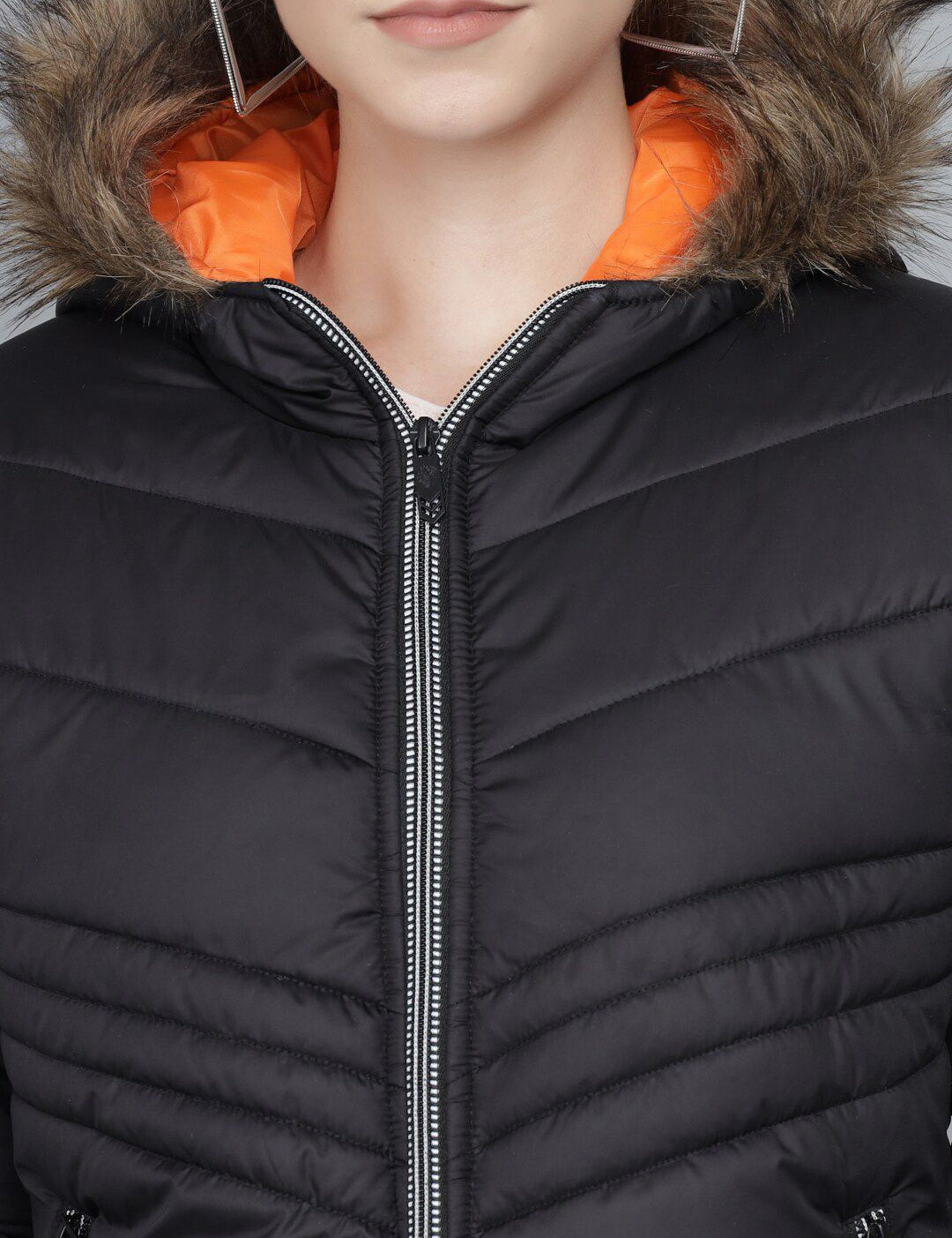 Kotty Women Black Lightweight Padded Jacket