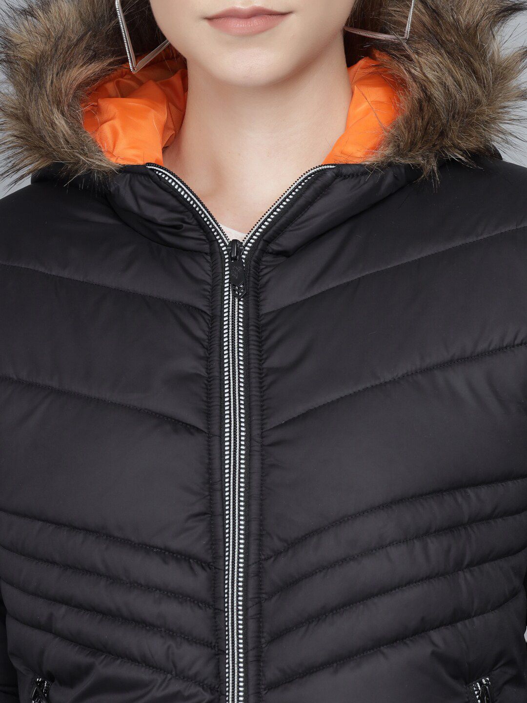 Kotty Women Black Lightweight Padded Jacket