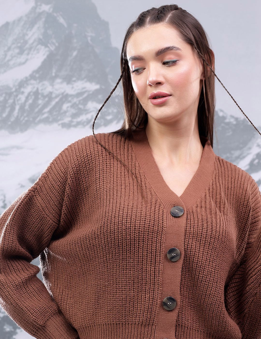 Kotty Women Cotton Crop Sweater