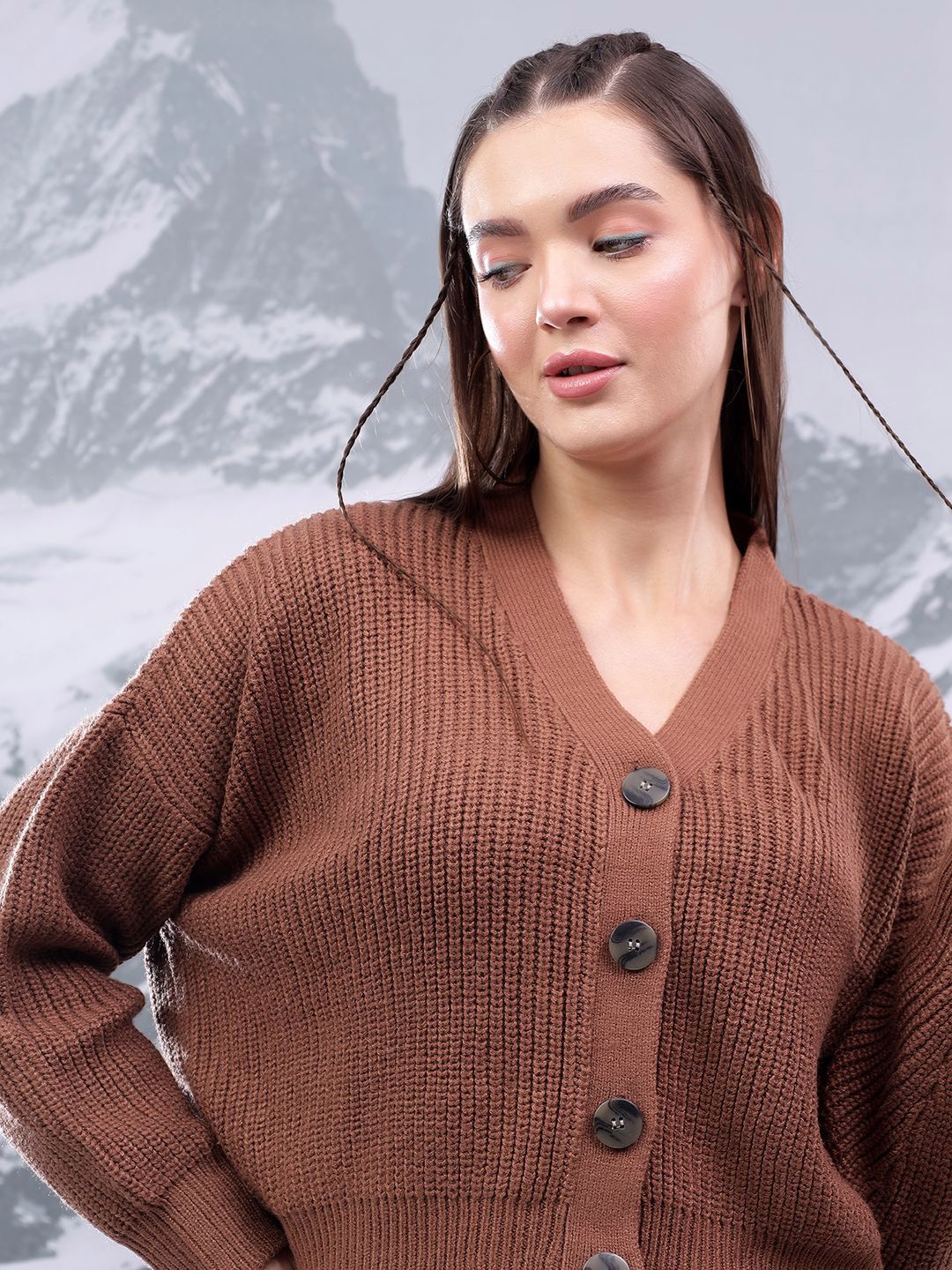 Kotty Women Cotton Crop Sweater