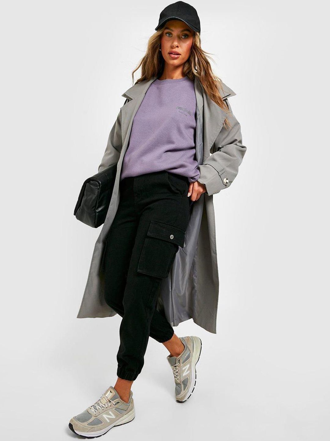 Kotty Women Black Jean Jogger High Rise Clean Look Stretchable Jeans