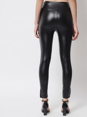 Kotty Women Black Relaxed Skinny Fit Trousers