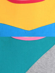 Kotty Women Pack of 2 Colourblocked Round Neck T-shirts