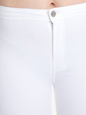 Kotty Women White Skinny Fit High-Rise Clean Look Jeans