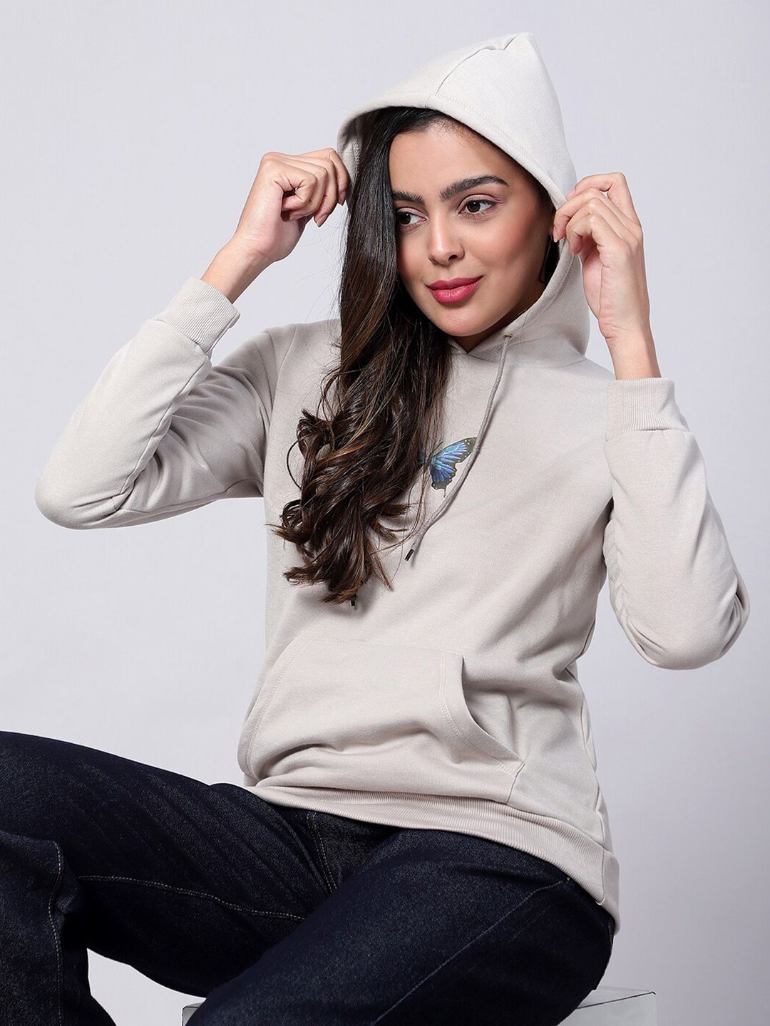 Kotty Hooded Fleece Sweatshirt