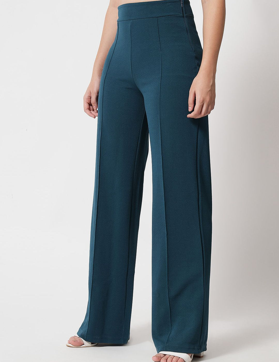 Kotty Women Pack Of 2 Relaxed Straight Leg Easy Wash Straight Fit Parallel Trousers