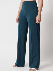 Kotty Women Pack Of 2 Relaxed Straight Leg Easy Wash Straight Fit Parallel Trousers