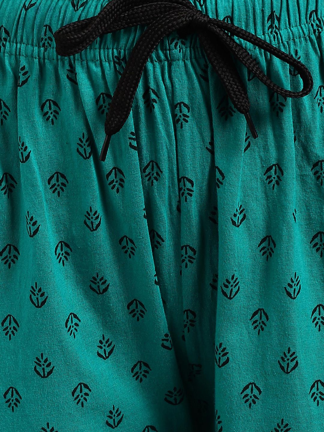 Kotty Women Green Printed Lounge Pants