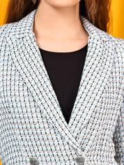 Kotty Checked Double-Breasted Overcoat