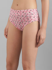 Kotty Women Pink & Black Printed Hipster Briefs KTTWOMENSPANTY374